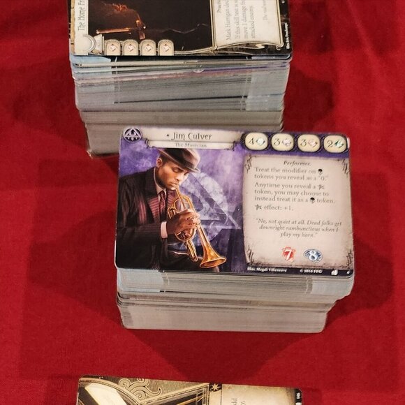 Arkham Horror Card Game with Extra Decks, Horror Fantasy game Pre-owned perfect - Picture 8 of 16
